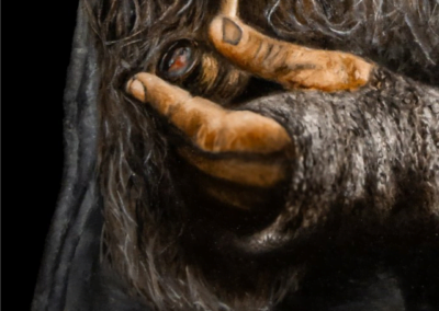Gandalf, detail of the hand