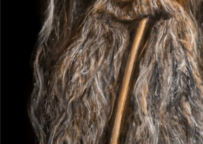 Gandalf, detail of the beard