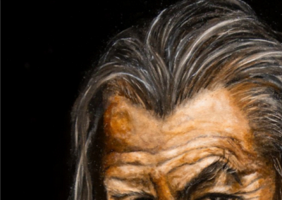 Gandalf, detail of the Face